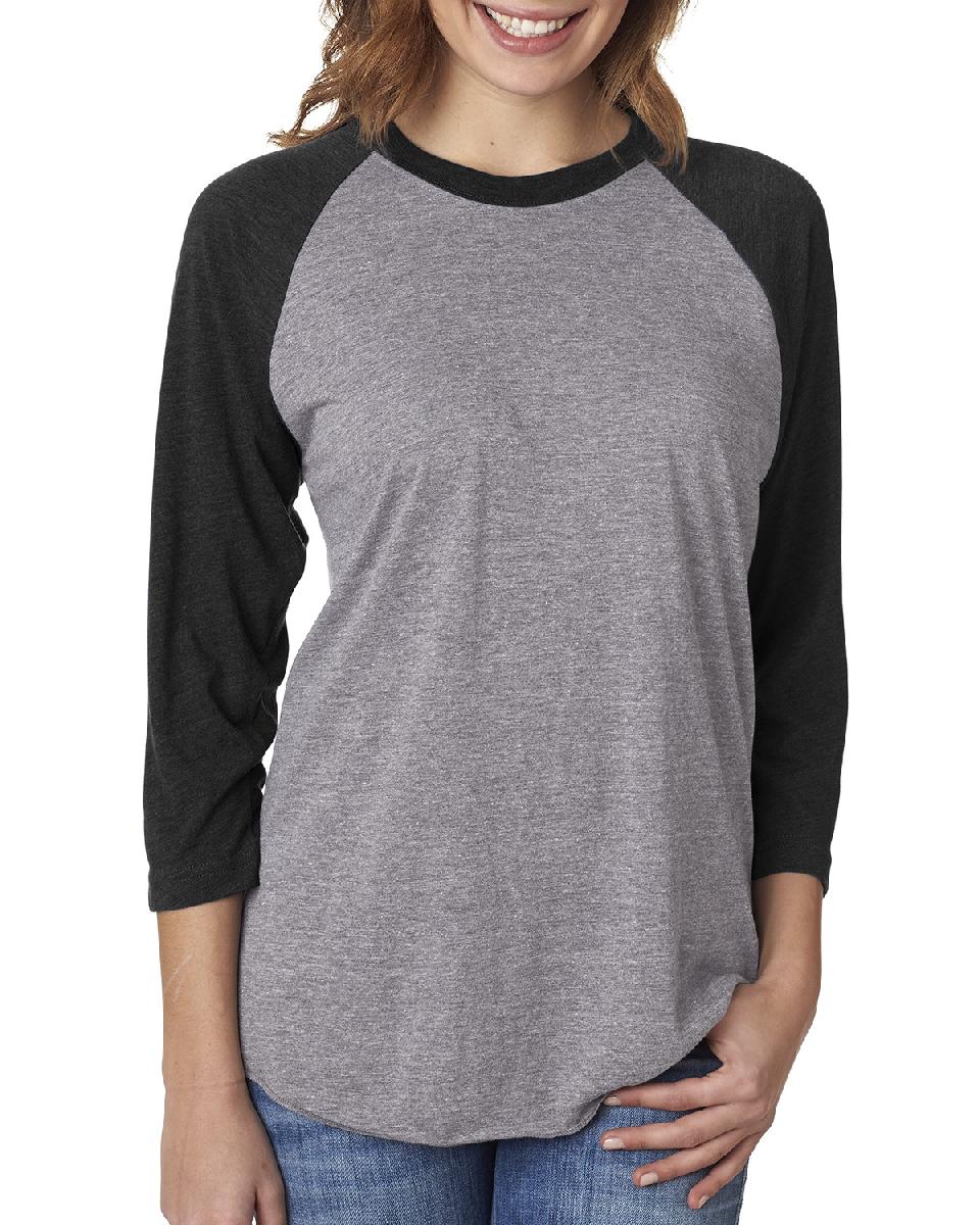 Unisex Triblend 3/4-Sleeve Raglan Tee