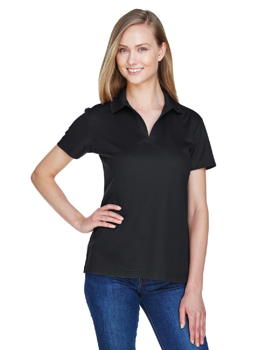 Devon & Jones CrownLux Performance Ladies' Plaited Polo. DG20W