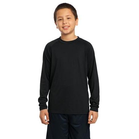 Sport-Tek -  Youth Long Sleeve Ultimate Performance Crew. YST700LS