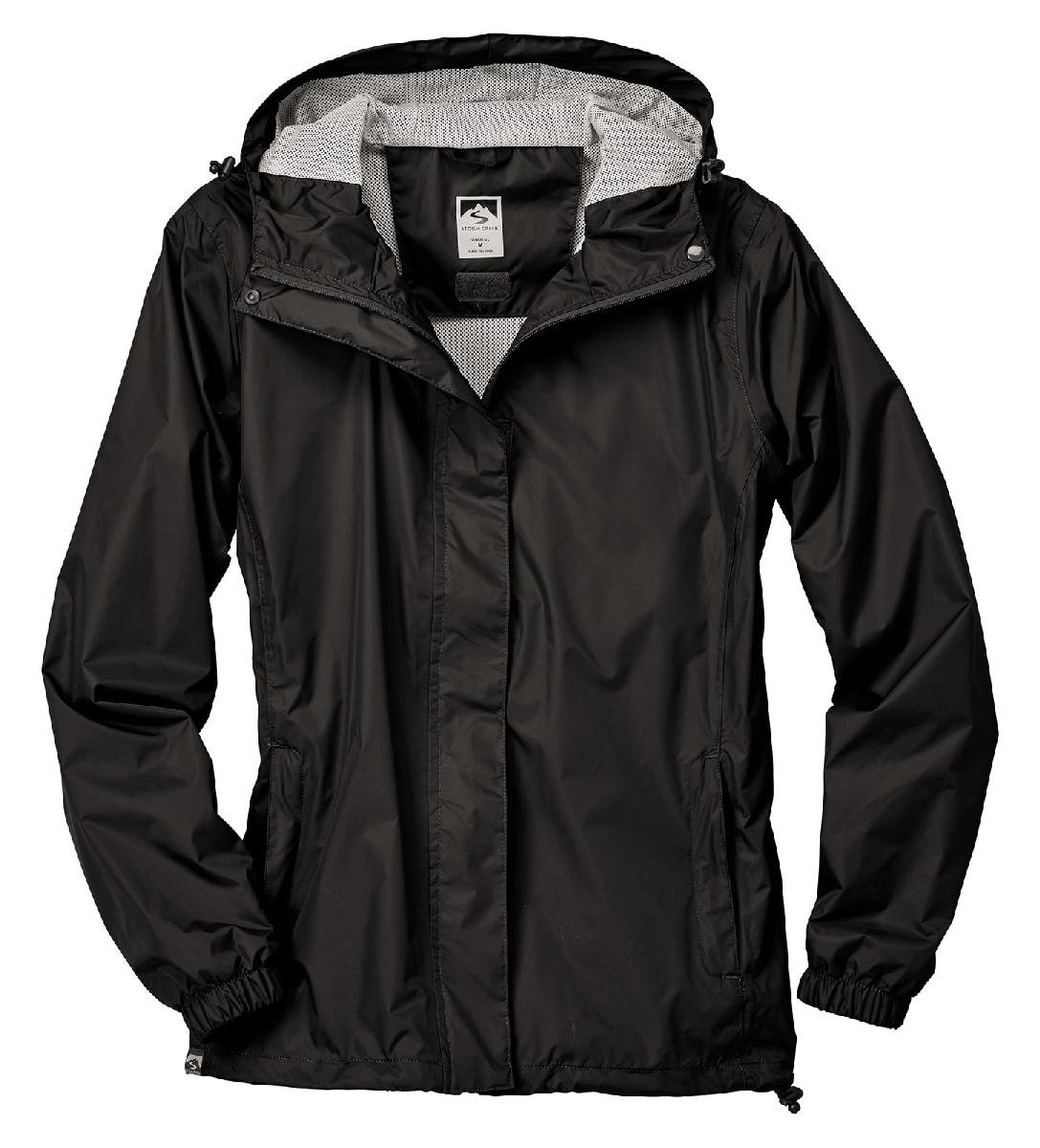 WOMEN’S WATERPROOF BREATHABLE PACKABLE RAIN JACKET. 6565