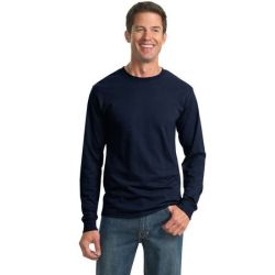 JERZEES - Heavyweight Blend 50/50 Cotton/Poly Long Sleeve T-Shirt.  29LS