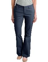 DICKIES WOMENS SLIM BOOT STRETCH TWILL PANT - REGULAR. FP121.