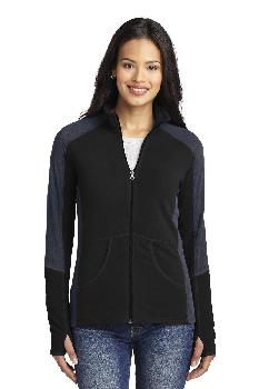 Port Authority Ladies Colorblock Microfleece Jacket. L230