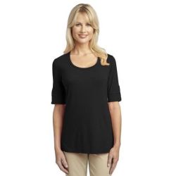 Port Authority - Ladies Concept Scoop Neck Shirt. L541