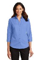 Port Authority &#174;  Ladies 3/4-Sleeve SuperPro &#153;  Twill Shirt. L665