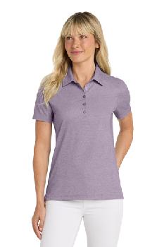 TravisMathew Ladies Oceanside Heather Polo  TM1WW002.  LCB-TM-OCEAN-WHTPOLO