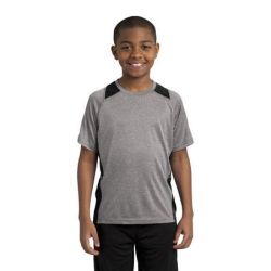 Sport-Tek &#174;  Youth Heather Colorblock Contender Tee. YST361