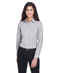 Devon & Jones Ladies' Crown Woven Collection Glen Plaid. DG520W