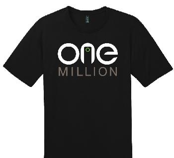 Mens One Million Tee. DT104